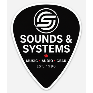 Sticker Mule Sounds & Systems Guitar Pick Sticker 3.18"x3.94"h