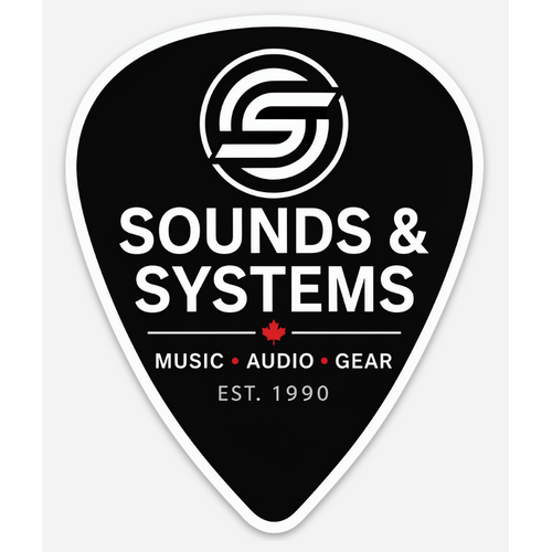 Sticker Mule Sounds & Systems Guitar Pick Sticker 3.18"x3.94"h