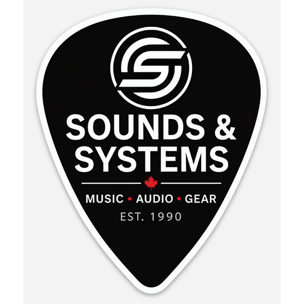 Sticker Mule Sounds & Systems Guitar Pick Sticker 3.18"x3.94"h