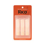 D'Addario RLA0320 Rico Baritone Sax Unfiled Reeds Strength 2.0 (3-Pack)
