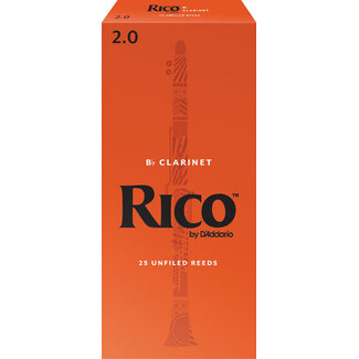RICO  Bb Clarinet Reeds Size 2 (Box of 25)