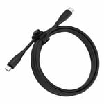Otterbox Silicone 60W USB-C to USB-C 6ft Cable Black