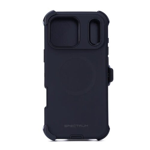 iPhone 17 Pro SPECTRUM Prime + Holster Case w/Magnets Black