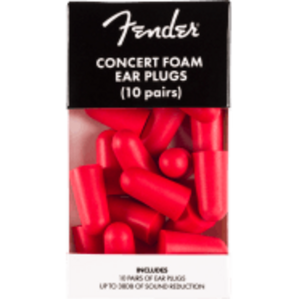 Fender Fender  Concert Foam Ear Plugs - 10 Pairs