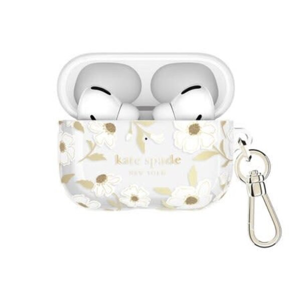 Kate Spade Kate Spade Protective Case with Gold Ring Clip Sunshine Floral for AirPods Pro 3