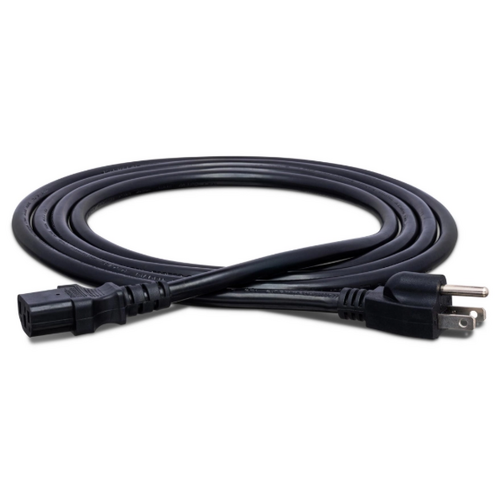 Hosa Hosa IEC C13 to NEMA 5-15P Power Cord 25 Foot