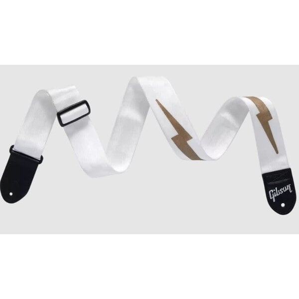 Gibson The Lightning Bolt Seatbelt - White