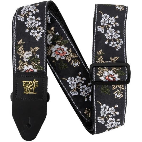 Ernie Ball Ernie Ball 2'' Jacquard Guitar Strap - White Blossom