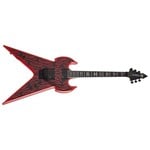 Schecter Schecter/Wylde Warhammer FR Norse Dragon Pinstripe Electric Guitar, Red
