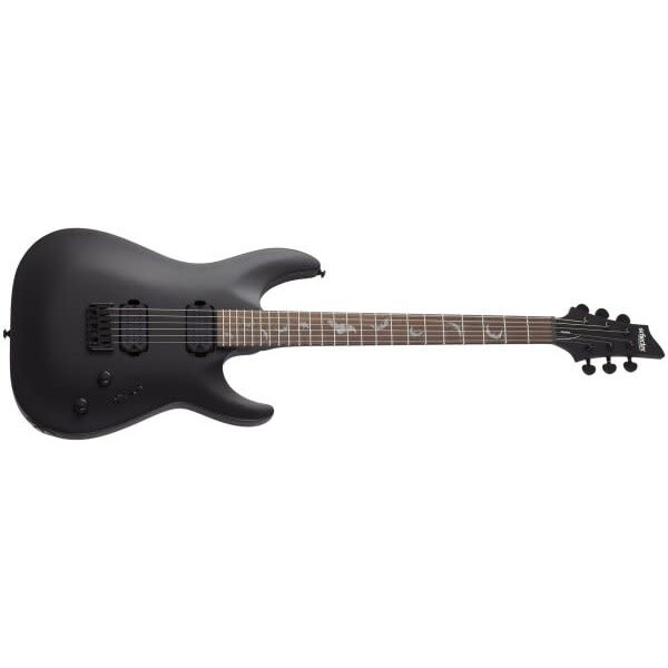 Schecter Schecter Damien-6 Electric Guitar, Satin Black
