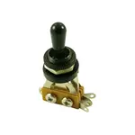 WD Music WD Music 3-Position Toggle Switch for Les Paul Style Guitars Black with Black Tip