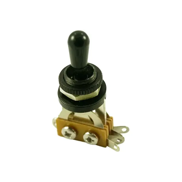 WD Music WD Music 3-Position Toggle Switch for Les Paul Style Guitars Black with Black Tip