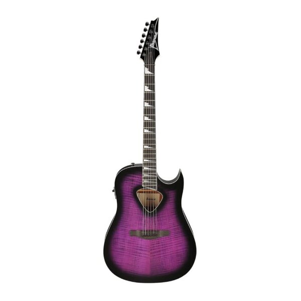 Ibanez Ibanez Altstar Acoustic-Electric Guitar Transparent Violet Sunburst High Gloss