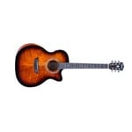 Washburn Washburn Comfort G12FCE Acoustic-electric Guitar, Cognac Sunburst