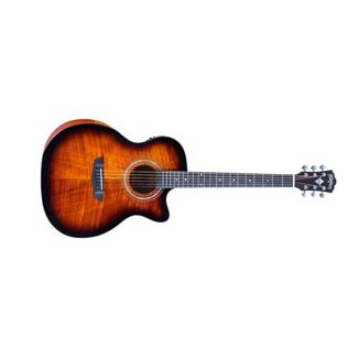 Washburn Washburn Comfort G12FCE Acoustic-electric Guitar, Cognac Sunburst