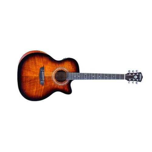 Washburn Washburn Comfort G12FCE Acoustic-electric Guitar, Cognac Sunburst
