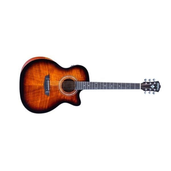 Washburn Washburn Comfort G12FCE Acoustic-electric Guitar, Cognac Sunburst