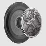 PopSockets PopSockets PopGrip for MagSafe Round with Adapter Enamel Black Veil