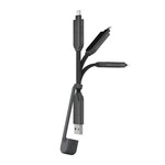 RollingSquare Rolling Square inCharge XS-240W 4in1 Ultra Fast Charging Keyring Cable Grey