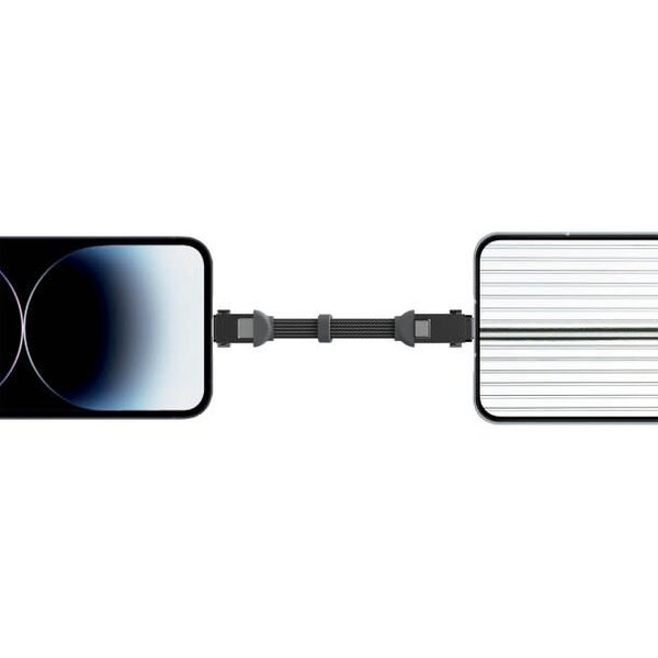 RollingSquare Rolling Square inCharge XS-240W 4in1 Ultra Fast Charging Keyring Cable Grey