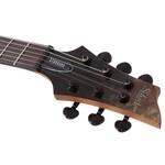Schecter Schecter C-1 Standard Electric Guitar, Black Fade Burst Burl
