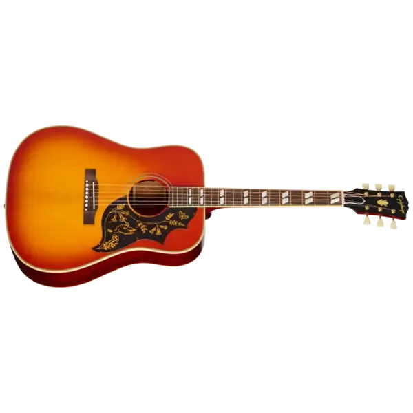 Epiphone Epiphone 1960 Hummingbird Reissue Acoustic/Electric Guitar with Hardshell Case - Heritage Cherry Sunburst W/Case