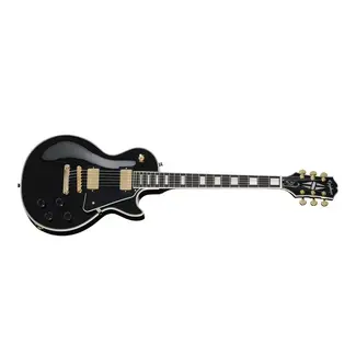 Epiphone Epiphone Les Paul Custom Electric Guitar with Gigbag - Ebony W/ Gig Bag