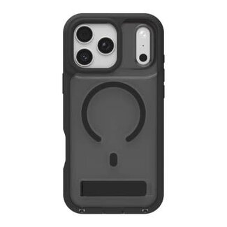 iPhone 17 Pro Max ZAGG Graphene Rainier Snap Kickstand Case Smoke Black