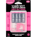 Ernie Ball Ernie Ball USB-C Rechargeable AA Battery by Paleblue (4 Pack)