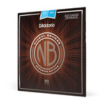 D'Addario NB1252BT Nickel Bronze Acoustic Guitar Strings, Balanced Tension Light, 12-52