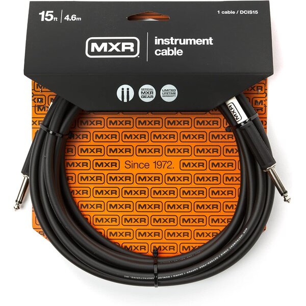 Jim Dunlop MXR® 15FT Standard instrument Cable Straight / Straight