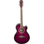 Oscar Schmidt Concert Size Acoustic Electric Purpleburst Guitar