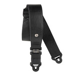 D'Addario D'Addario 2.5" Comfort Leather Strap with Swivel Black