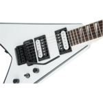 Jackson Jackson JS Series King V™ JS32 Amaranth Fingerboard White with Black Bevels