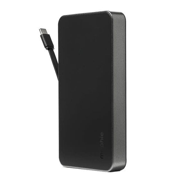 Mophie Mophie 10,000 mAh Powerstation Plus w/USB-C Cable + AC Plug - Black
