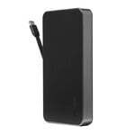 Mophie Mophie 10,000 mAh Powerstation Plus w/USB-C Cable + AC Plug - Black