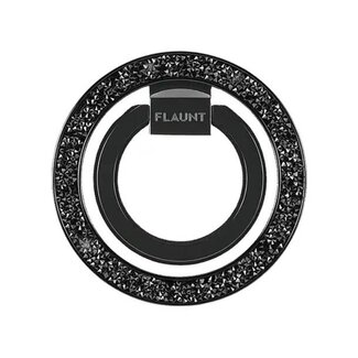 FLAUNT FLAUNT Magnetic Ring Stand Black Crystal Elegance