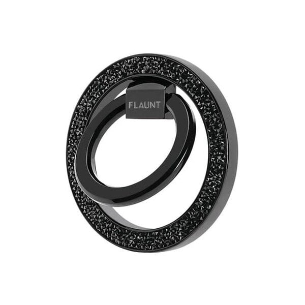 FLAUNT FLAUNT Magnetic Ring Stand - Black Crystal Elegance