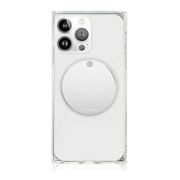 FLAUNT FLAUNT MagSafe Compact Mirror - Silver Metallic