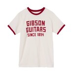 Gibson ''Since 1894'' Ringer Tee (White/Red) Large