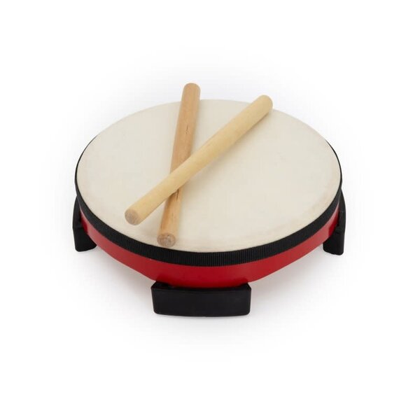 Mano Mano Kids Floor Drum, 8", Red
