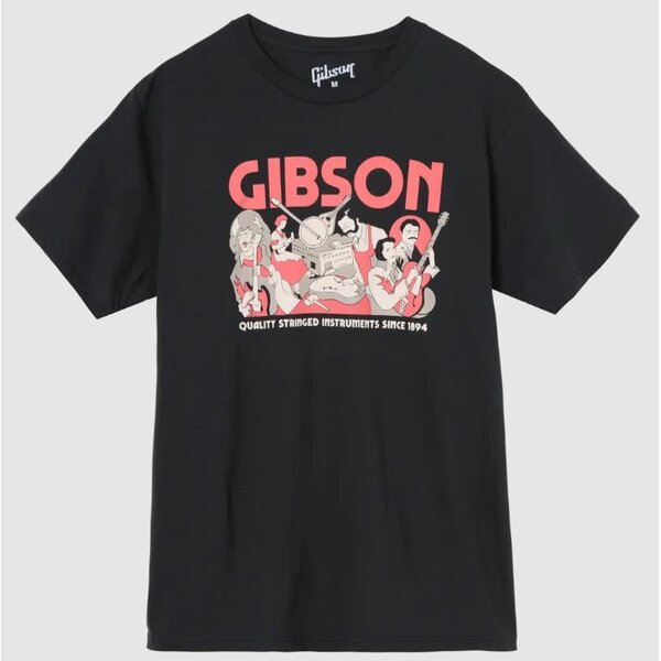 Gibson Catalog Tee (Charcoal) - XL