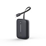 Blu Element Blu Element PowerFlex 10K mAh 20W PD Power Bank with Built-In USB-C Cable Black