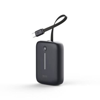 Blu Element Blu Element PowerFlex 10K mAh 20W PD Power Bank with Built-In USB-C Cable Black