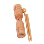 Mano Mano Percussion Double Tone Block with Beater