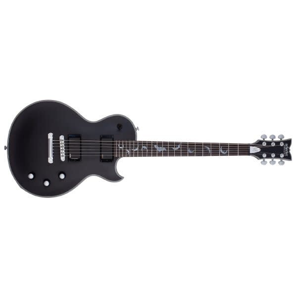 Schecter Schecter Solo-II Damien Platinum Electric Guitar, Satin Black