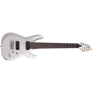 Schecter Schecter C-8 Deluxe 8-String Electric Guitar, Satin White
