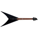 ESP ESP HEX-200 Electric Guitar, Black Satin