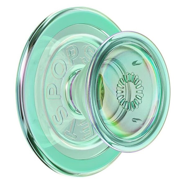 PopsSockets Popsockets PopGrip for MagSafe Round with Adapter Iridescent Turq