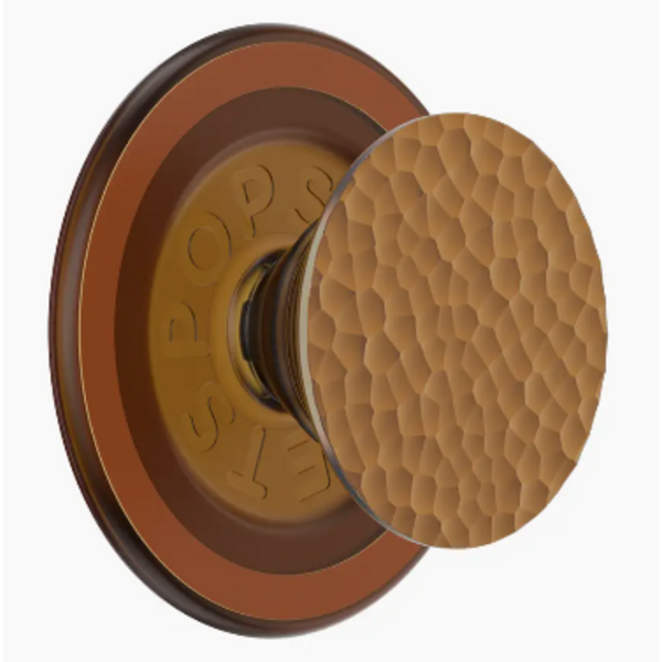 PopSockets Popsockets Magsafe Phone Grip Enamel Hammered Copper Tone